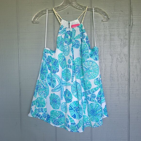 Lilly Pulitzer for Target Print Halter Tank Top. Size SP - Picture 1 of 6